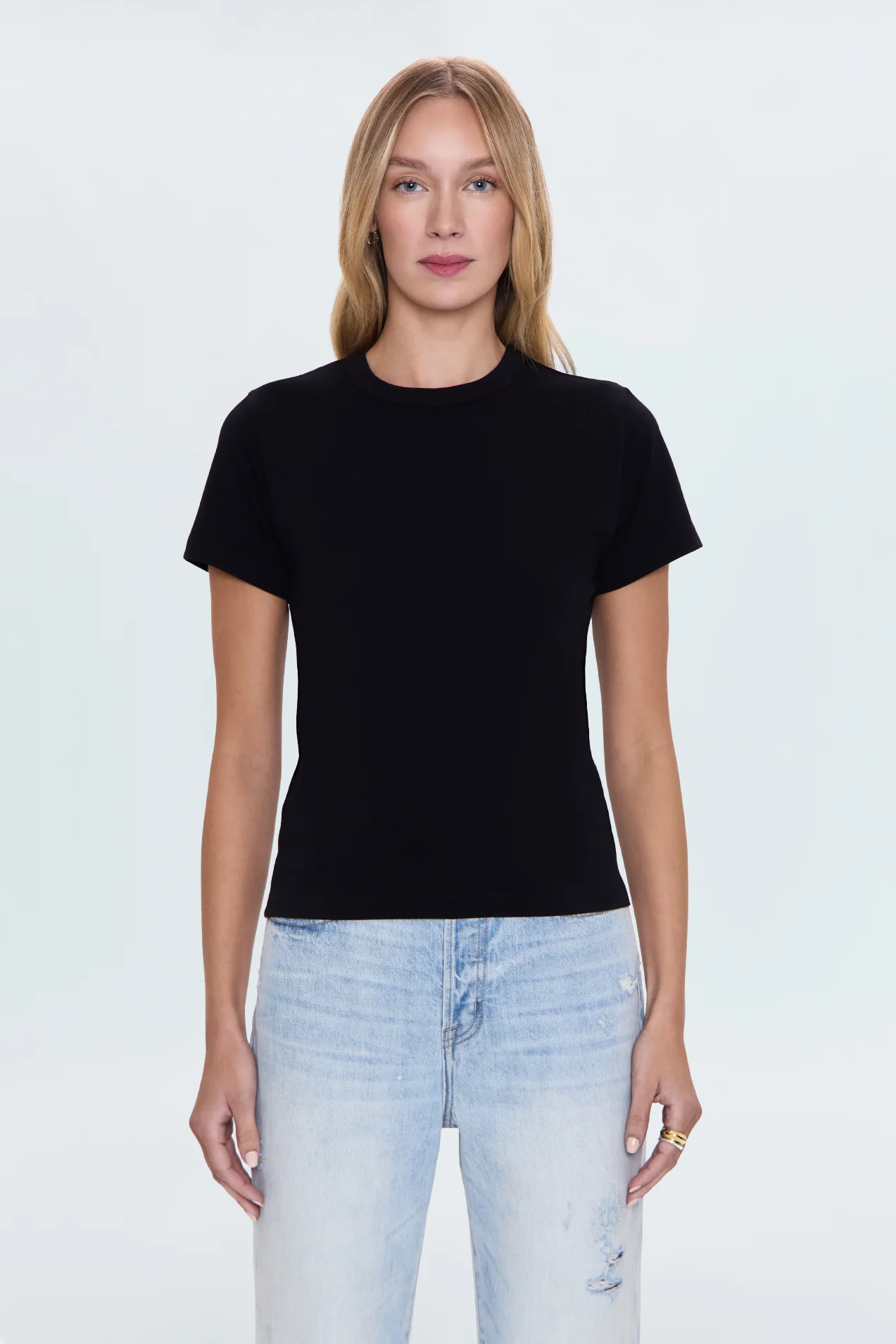 Alba Baby Tee - Noir - Image 5