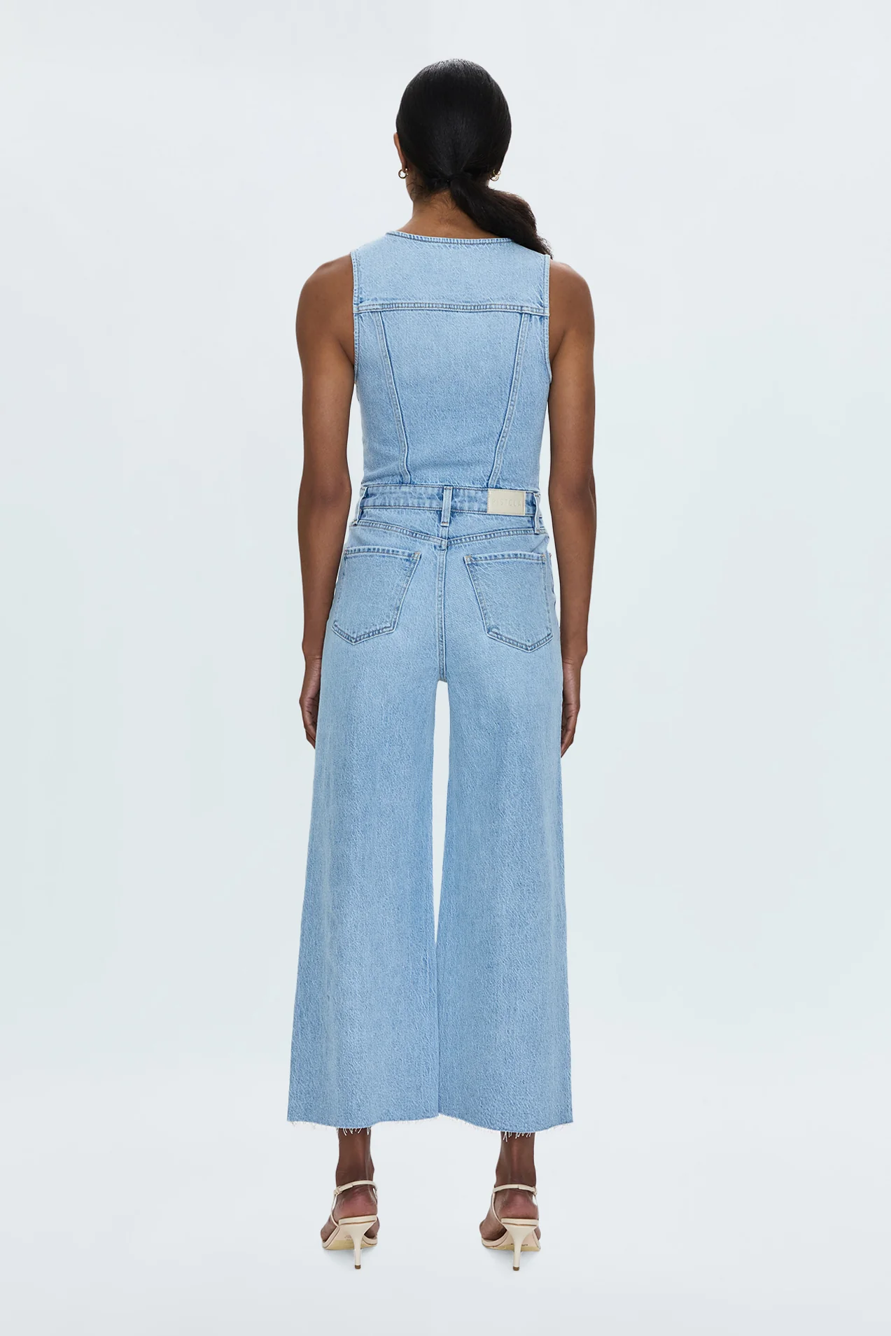 Aria Cropped Fitted Vest Jumpsuit - Priority - Image 5