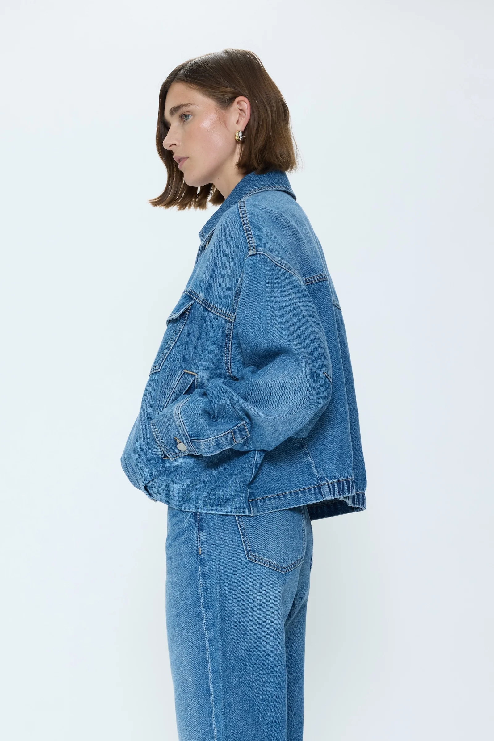 Bibi Blouson Trucker Jacket - Heartfelt - Image 5