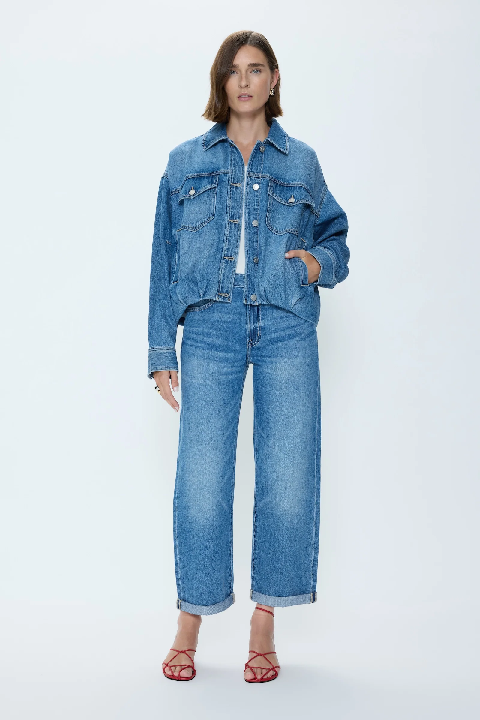 Bibi Blouson Trucker Jacket - Heartfelt - Image 7