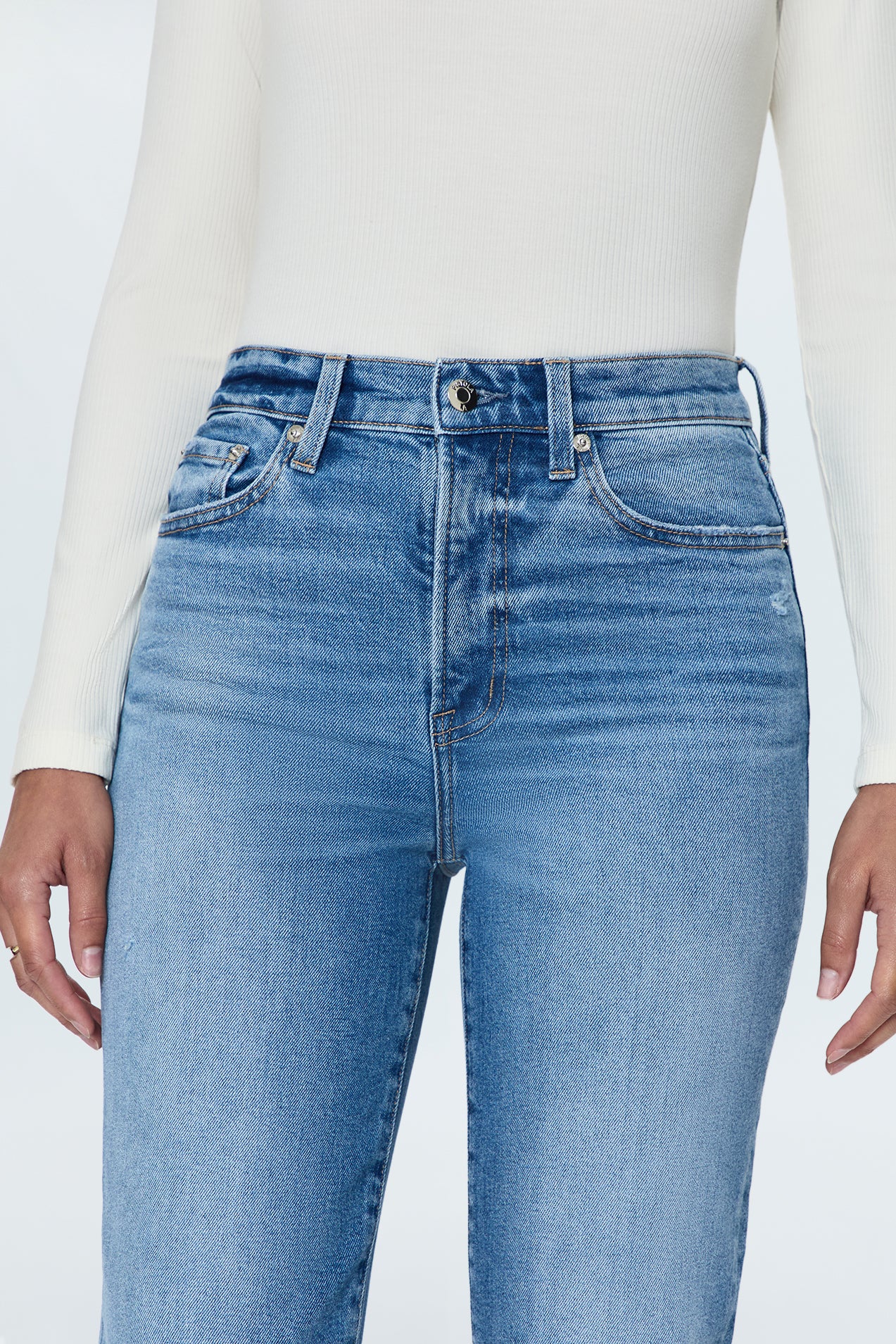 Charlie High Rise Classic Straight Jean - Rhythm Vintage - Image 3