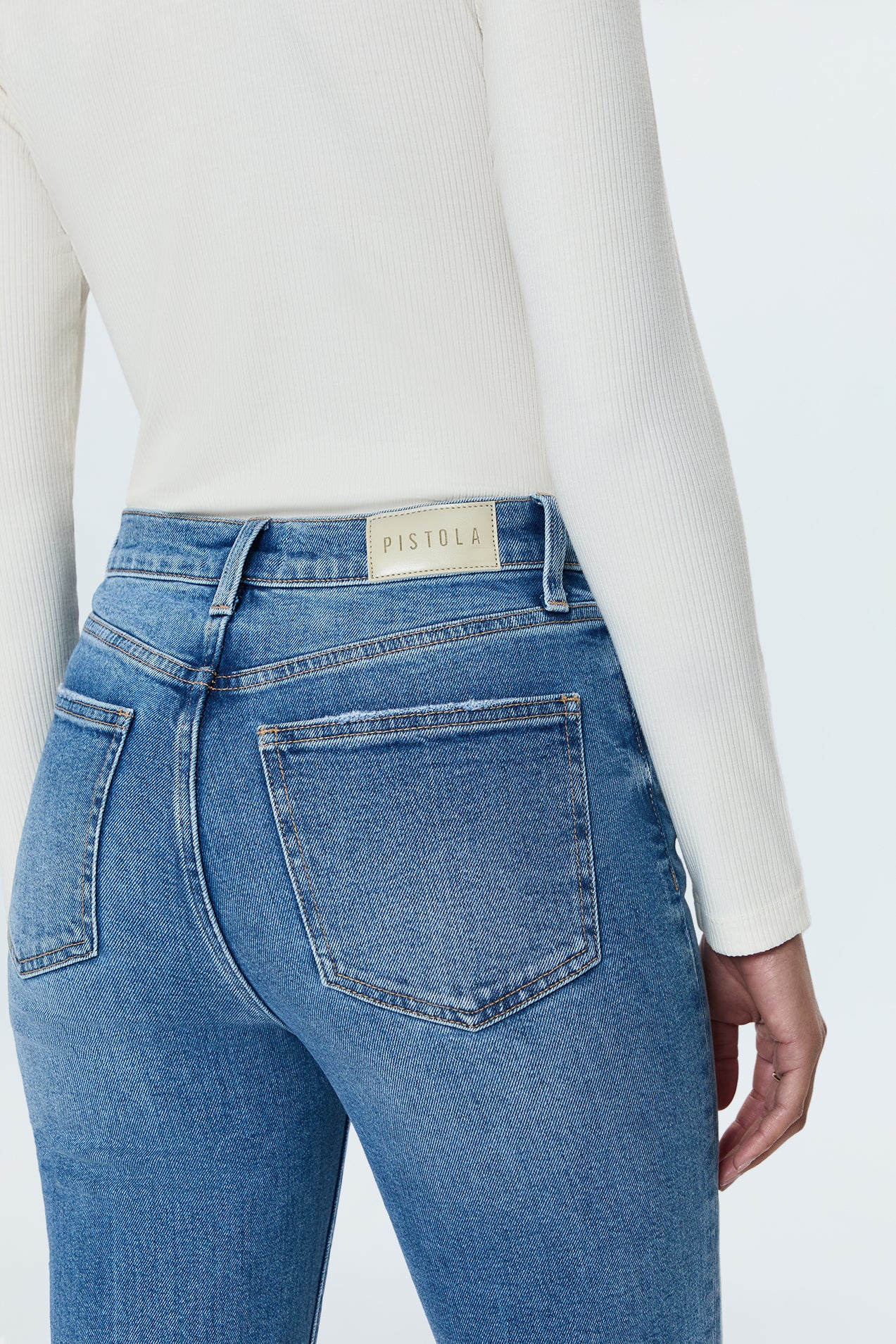 Charlie High Rise Classic Straight Jean - Rhythm Vintage - Image 4