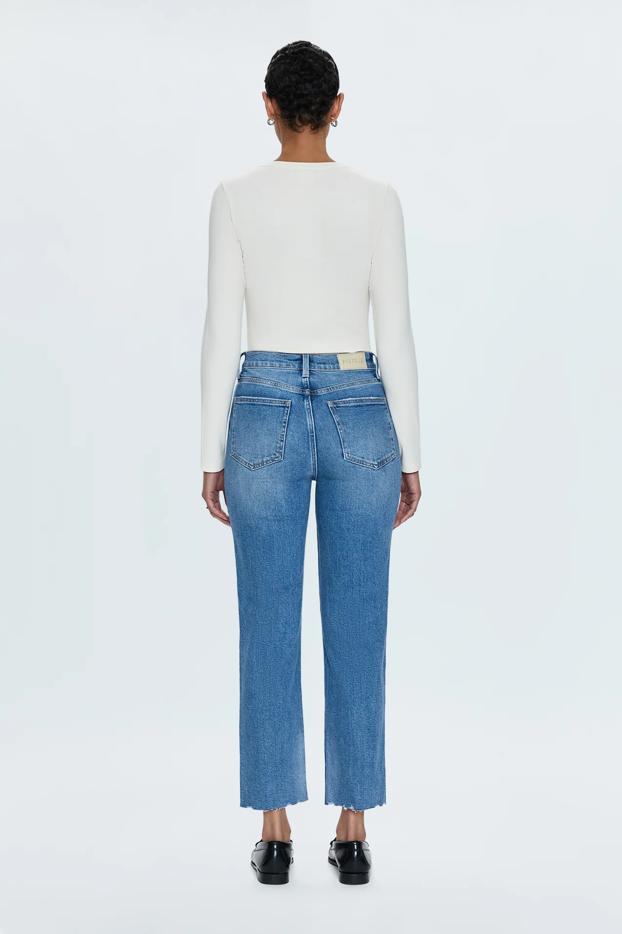 Charlie High Rise Classic Straight Jean - Rhythm Vintage - Image 6