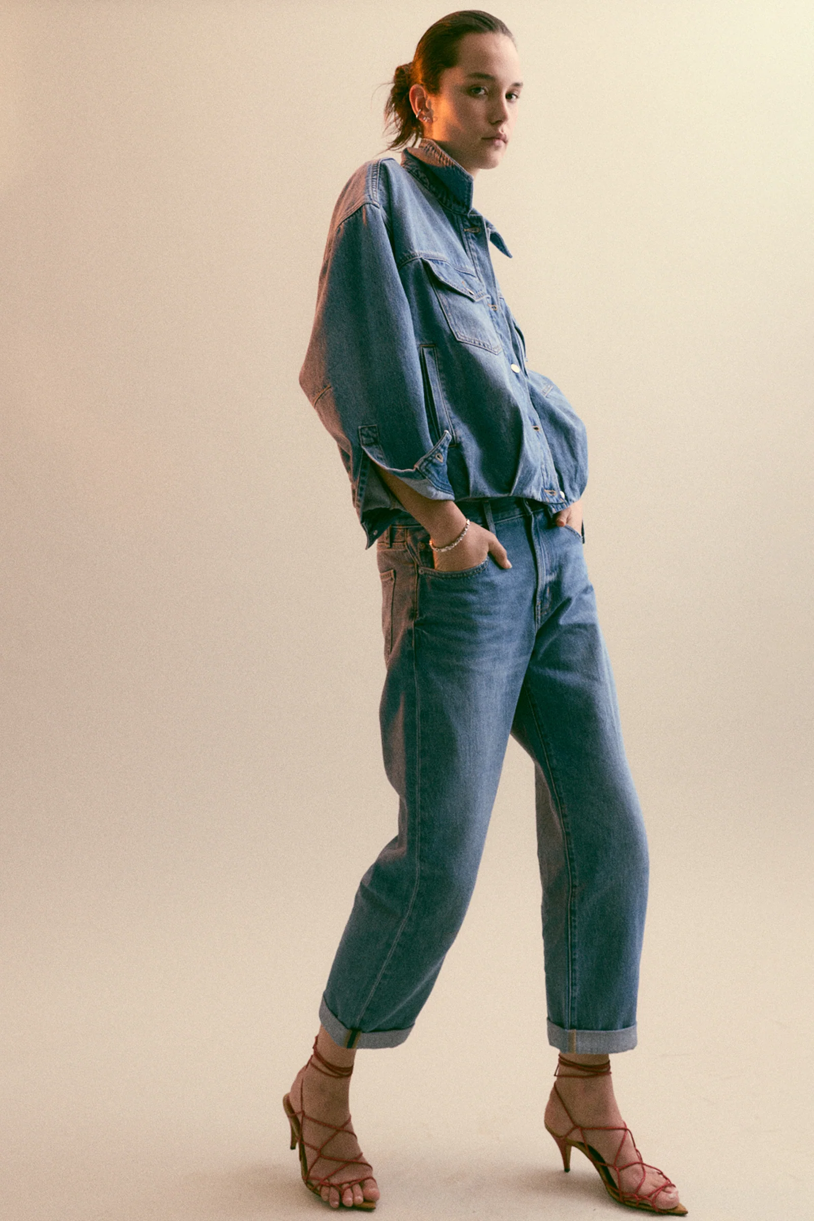 Donny Rolled Hem Boyfriend Jean - Heartfelt - Image 5