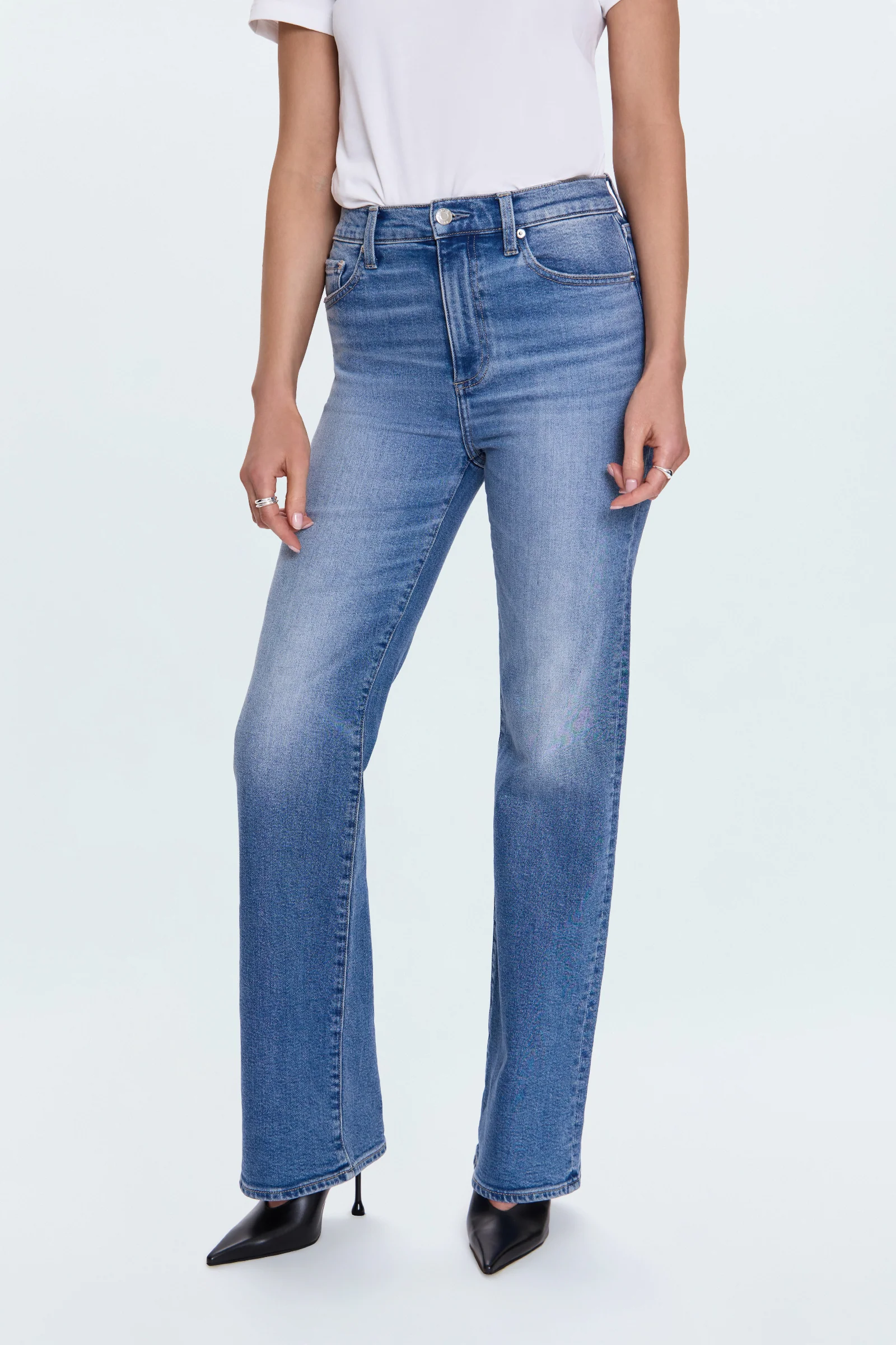 PETITE Evie High Rise Slim Boot - Illusion - Image 3