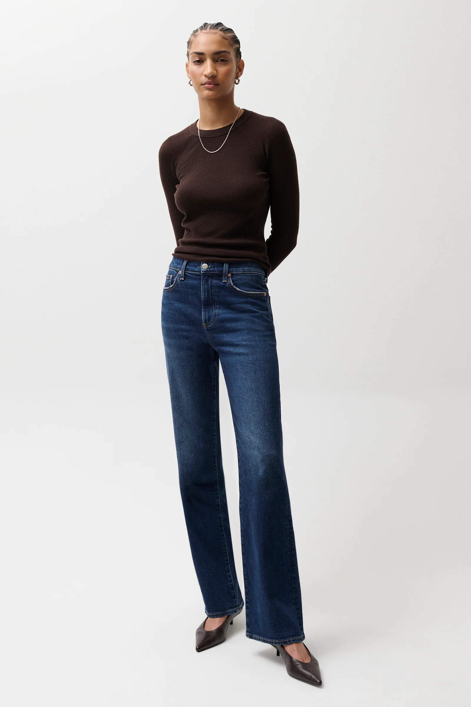 PETITE Evie High Rise Slim Boot - Penthouse - Image 3