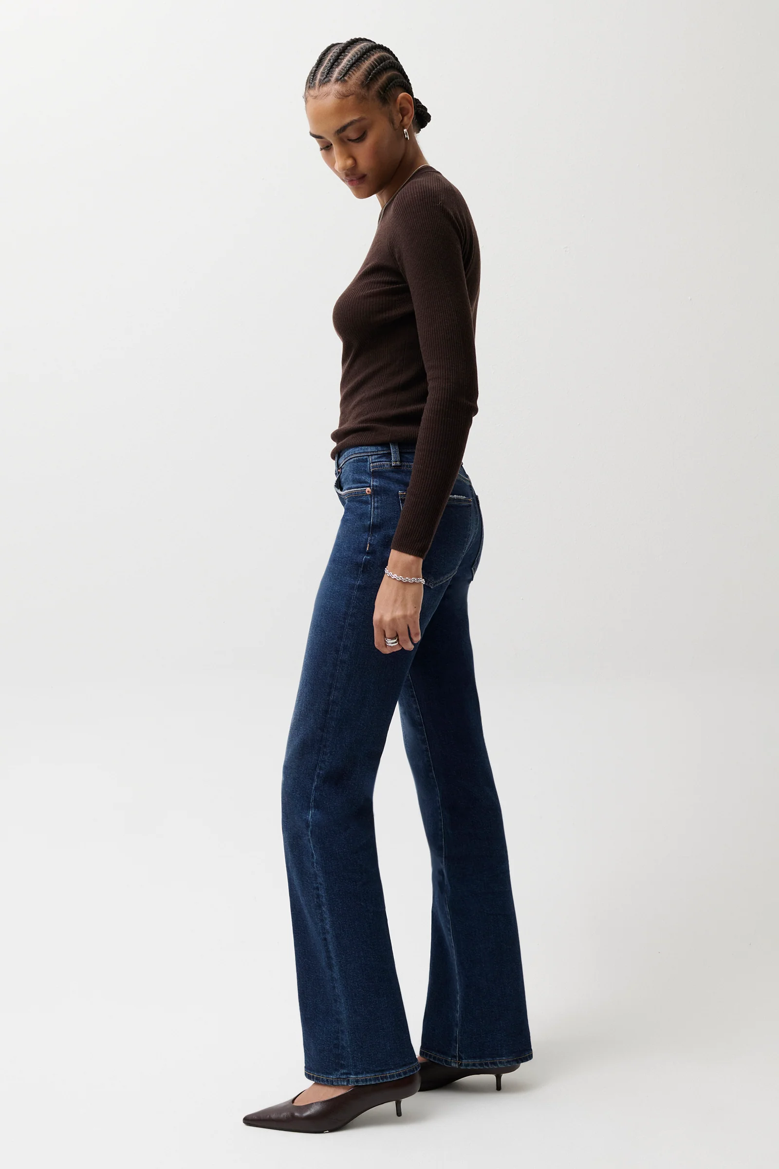 PETITE Evie High Rise Slim Boot - Penthouse - Image 4