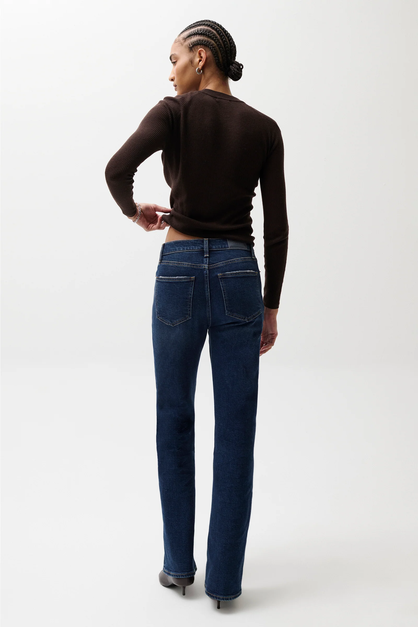 PETITE Evie High Rise Slim Boot - Penthouse - Image 5