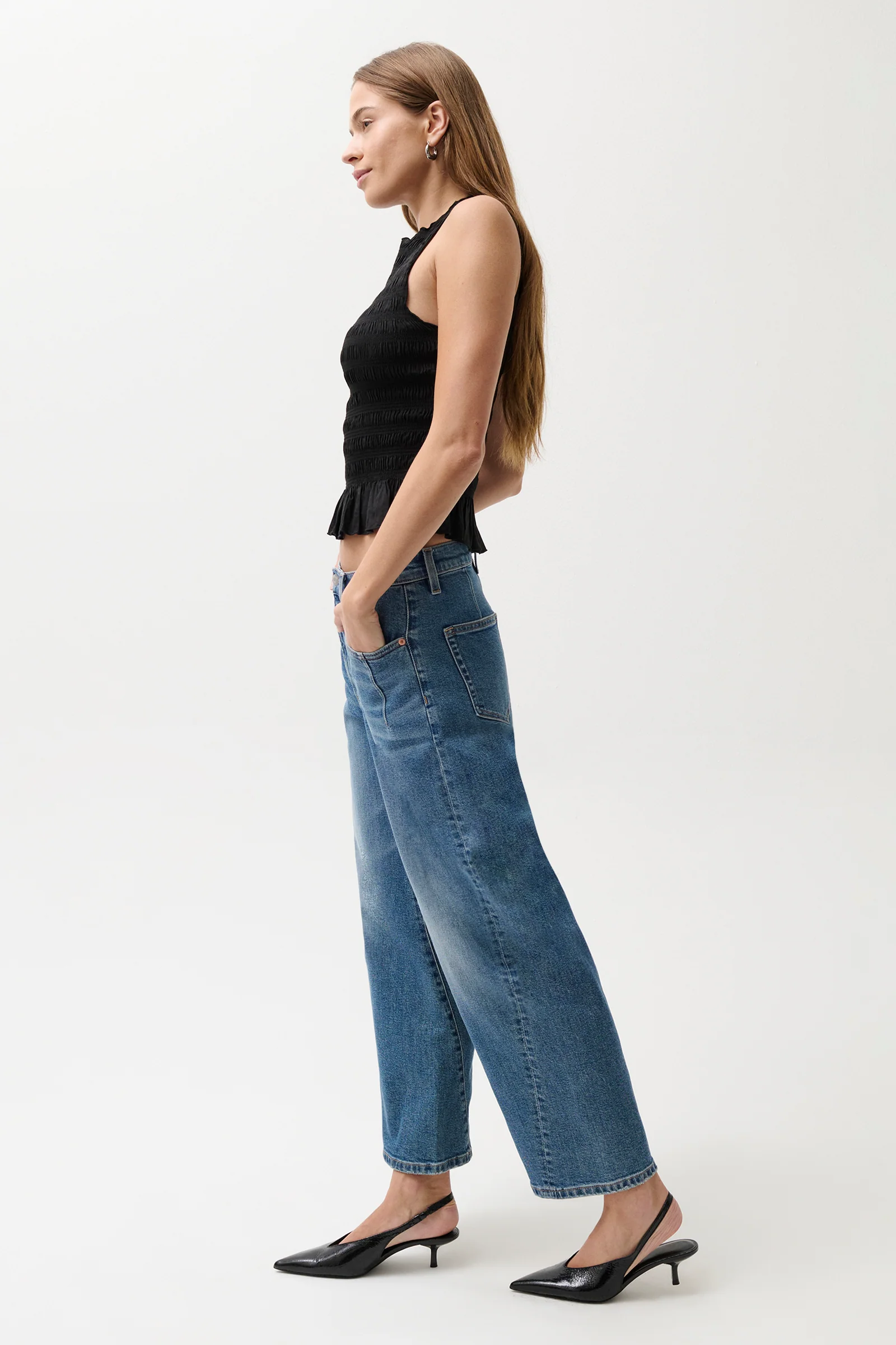 PETITE Kyra High Rise Bowed Ankle - Soho - Image 4