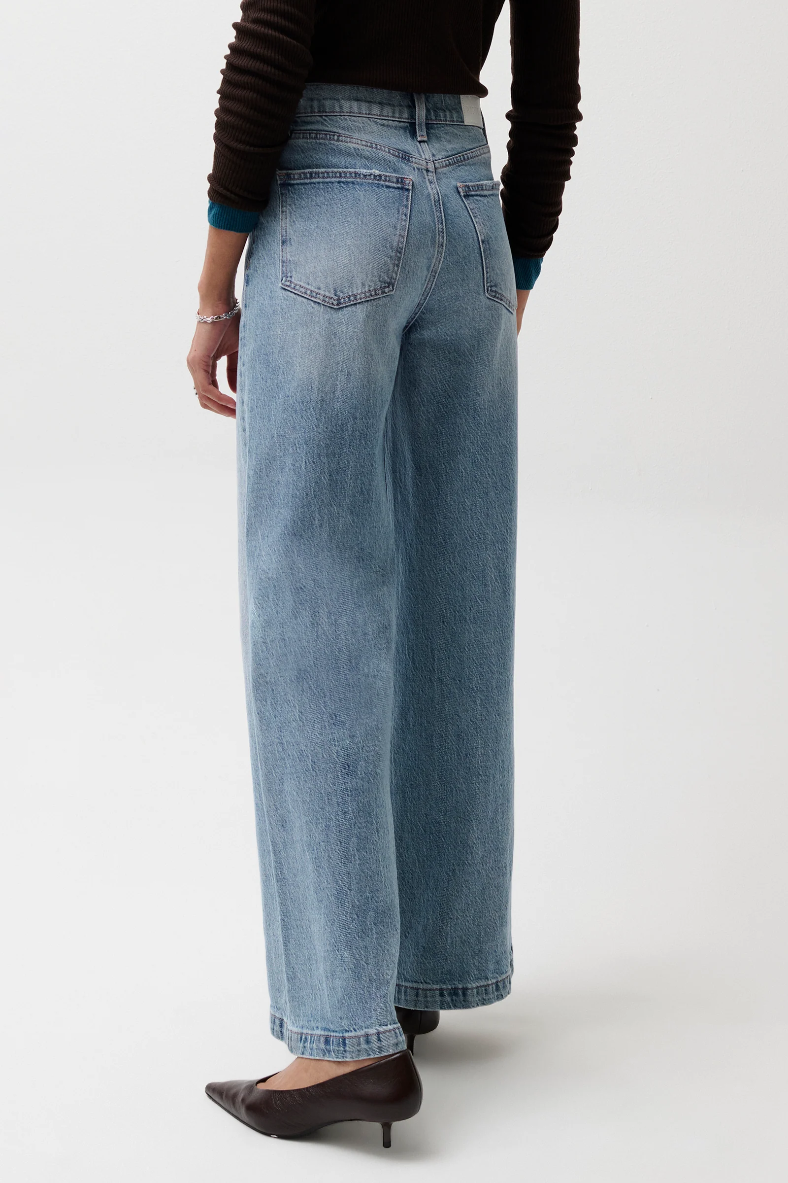 Lana High Rise Ultra Wide Leg Jean - Break - Image 5