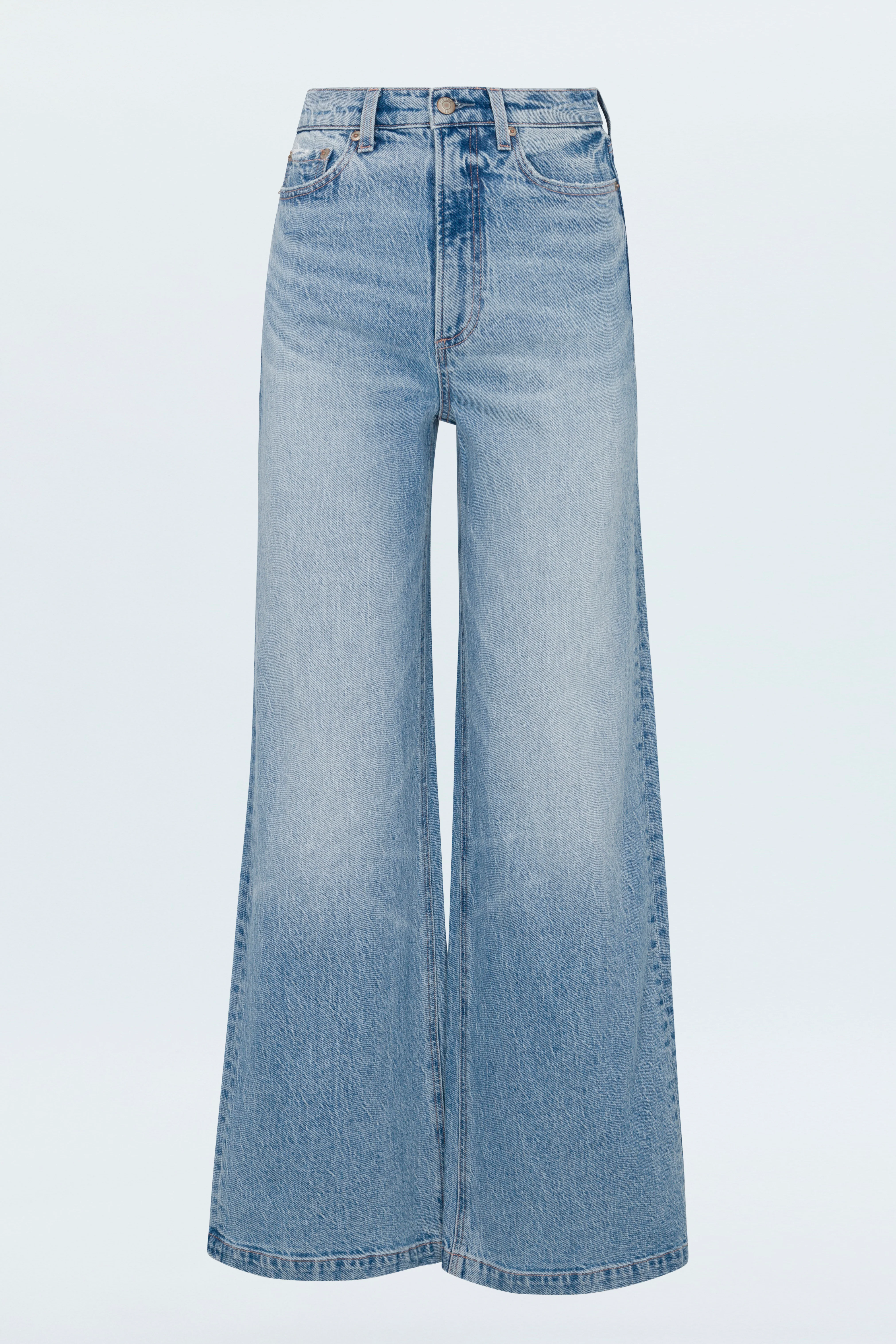 Lana High Rise Ultra Wide Leg Jean - Break - Image 7