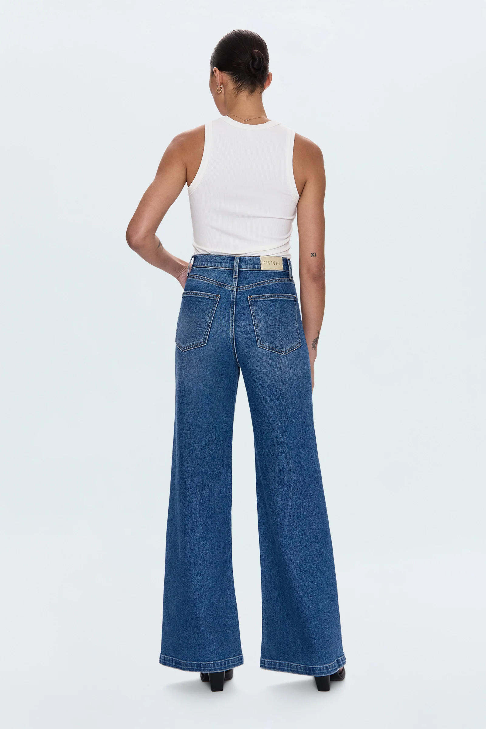 PETITE Lana High Rise Ultra Wide Leg Jean - Soho - Image 5