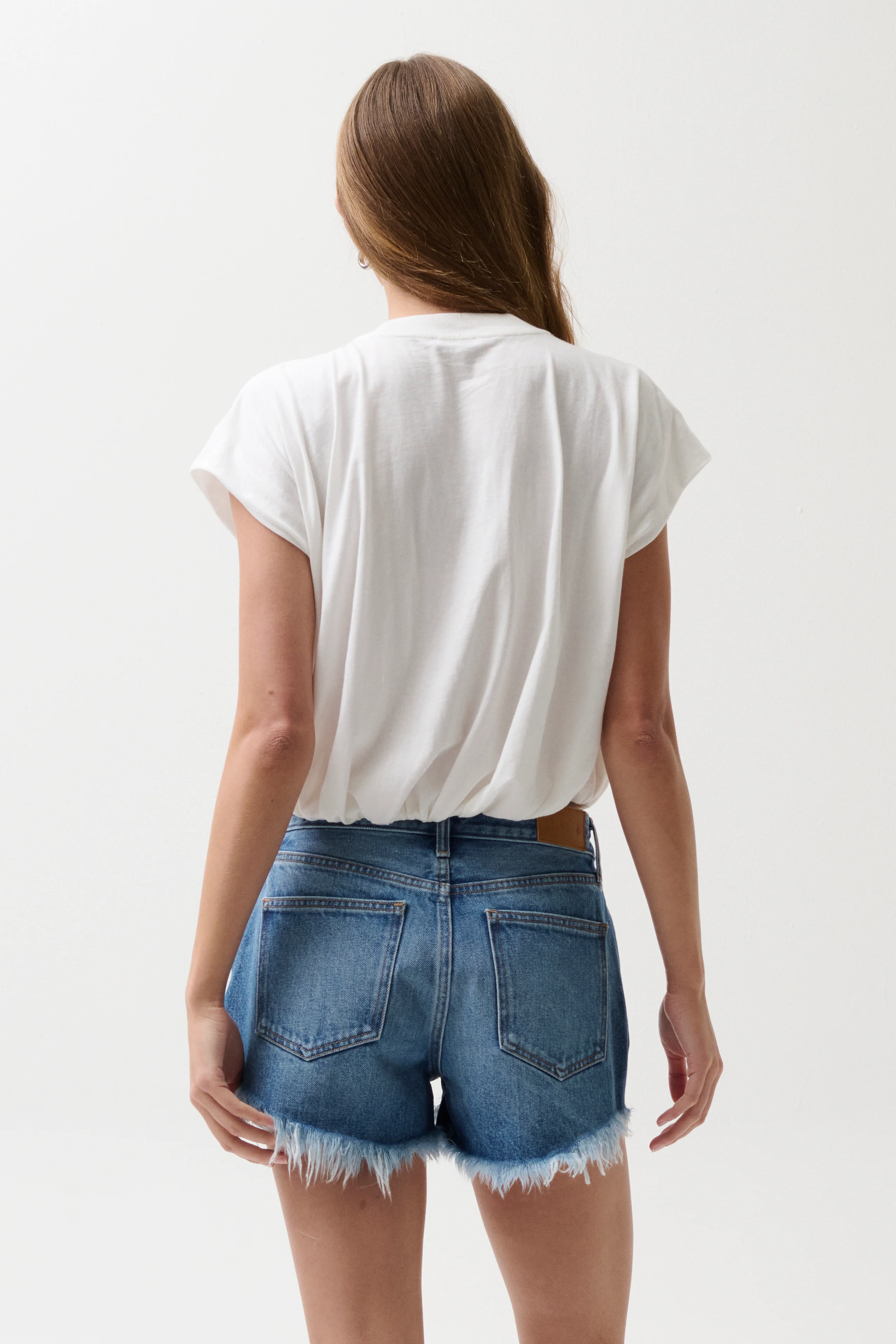 Millie Bubble Tee - Le Blanc - Image 4