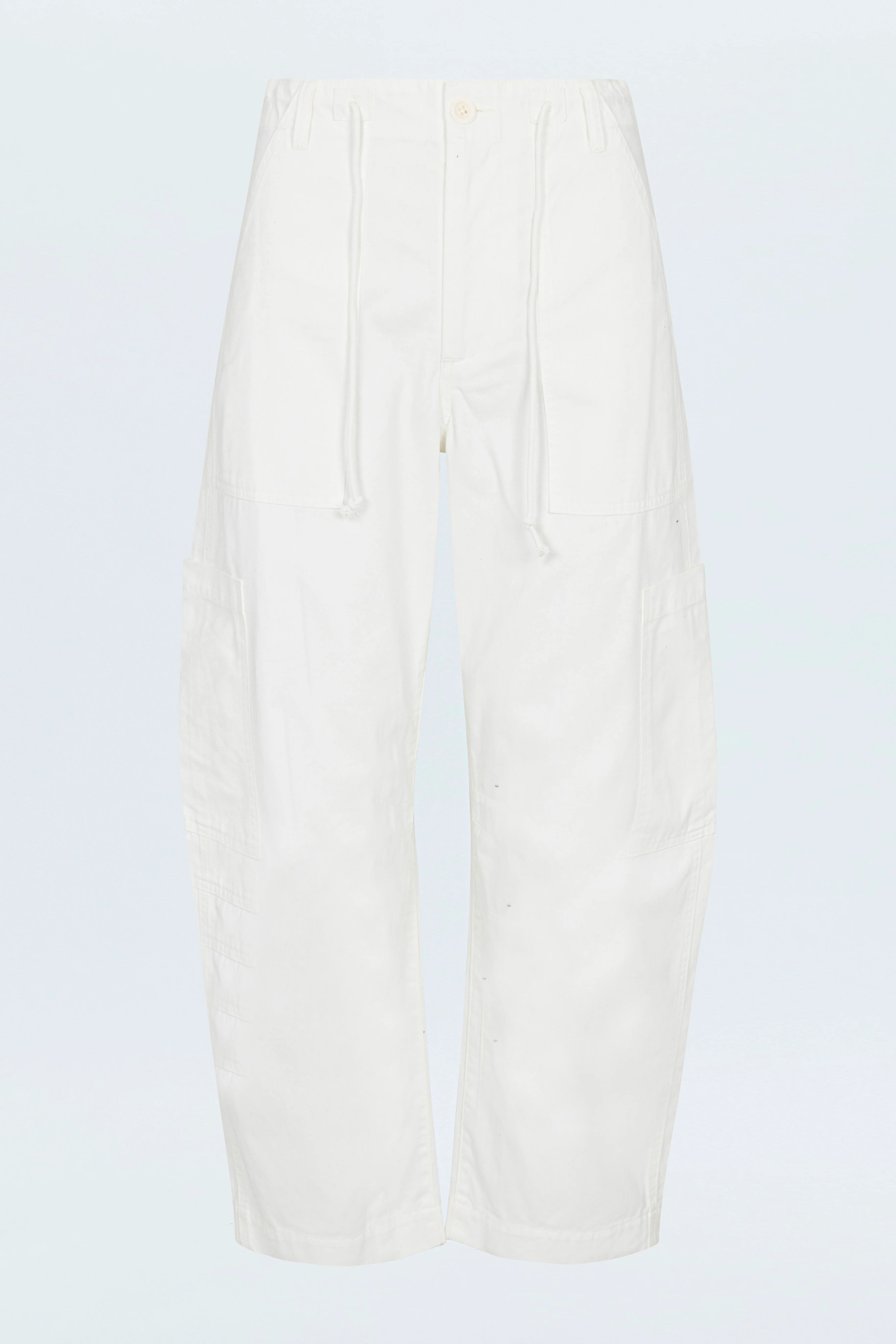 Sabrina Curved Utility Pants - White - Image 6
